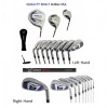 AGXGOLF MEN'S ONE SWING SAME LENGTH IRONS SET 4, 5, 6, 7, 8 & 9 + PITCHING WEDGE; LEFT OR RIGHT HAND SENIOR REGULAR or STIFF FLEX, CHOICE of FINISHED LENGTH, BUILT in USA!! SEE OPTIONS